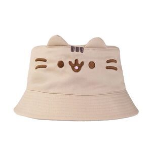 Pusheen Girls Face Bucket Hat / Beige